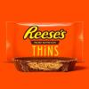 REESE’S THiNS Milk Chocolate Peanut Butter Cups, Candy Party Pack, 24.05 oz(Peanut Butter)