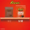 REESE’S Zero Sugar Miniatures Chocolate Peanut Butter Cups, Candy Bag, 5.1 oz(5.1 Ounce (Pack of 1))