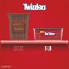TWIZZLERS Twists Strawberry Flavored Licorice Style, Chewy Candy Tub, 5 lb(Strawberry)