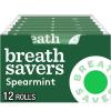 BREATH SAVERS Peppermint Sugar Free Breath Mints Rolls, 0.75 oz (24 Count)(Spearmint)