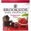BROOKSIDE Dark Chocolate and Pomegranate Flavored Snacking Chocolate Bag, 7 oz(Pomegranate)