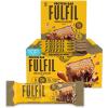 FULFIL Protein Snack Bars, Chocolate Salted Caramel Flavored, Gluten Free with 15g Protein, Pantry Staples, 12 Count(Chocolate Hazelnut)