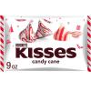 HERSHEY’S KISSES Candy Cane Flavored, Christmas Candy Bag, 16 oz(Candy Cane)