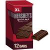 HERSHEY’S SPECIAL DARK Mildly Sweet Chocolate XL, Candy Bars, 4.25 oz (12 Count, 16 Pieces)(Mildly Sweet Chocolate)