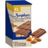 HERSHEY’S SYMPHONY Chocolate Almond Toffee XL, Candy Bars, 4.25 oz (16 Pieces, 12 Count)(Chocolate Almond Toffee)