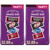 Hershey Assorted Dark Chocolate Flavored Snack Size, Candy Party Pack, 32.89 oz(32.89 Ounce (Pack of 2))