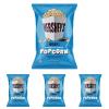 Hershey’s Cookies N Crème, 5.25oz Grocery Sized Bag, Popcorn drizzled in white creme and cookie bits, Ready to Eat, Savory Snack, Sweet and Salty(5.25 Ounce (Pack of 4))
