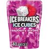 ICE BREAKERS Ice Cubes Raspberry Sorbet Flavored Sugar Free Chewing Gum Bottles, 3.24 oz (6 Count, 40 Pieces)(Raspberry Sorbet)