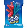 JOLLY RANCHER Ropes Blue Raspberry and Cherry Flavored Candy Bag, 6 oz(6 Ounce (Pack of 1))