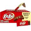 KIT KAT Milk Chocolate Wafer Snack Size, Candy Pantry Pack, Halloween Candy, 12.25 oz (25 Pieces)(Milk Chocolate Wafer)