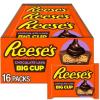 REESE’S Big Cup Chocolate Lava Milk Chocolate Peanut Butter Cups, Candy Packs, 1.4 oz (16 Count)(Chocolate Lava Milk Chocolate)