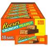 REESE’S Crunchy Peanut Peanut Butter and Peanuts King Size, Candy Bars, 3.2 oz (18 Count)