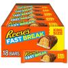 REESE’S FAST BREAK Chocolate, Peanut Butter and Nougat King Size, Candy Bars, 3.5 oz (18 Count)(Fast Break King Size)