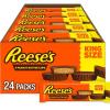 REESE’S Milk Chocolate King Size Peanut Butter Cups, Candy Packs, 2.8 oz (24 Count)(2.8 Ounce (Pack of 24))