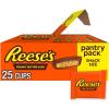 REESE’S Milk Chocolate Snack Size Peanut Butter Cups, Candy Pantry Pack, Halloween Candy, 13.75 oz (25 Pieces)(25 Count (Pack of 1))