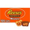 REESE’S Miniatures Milk Chocolate Peanut Butter Cups, Candy Packs, 0.31 oz (105 Pieces)
