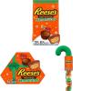 REESE’S Miniatures Milk Chocolate Peanut Butter Cups, Christmas Candy Bag, 35.65 oz & Christmas Gift Box, 6.5 oz & REESE’S Miniatures Candy Plastic Cane, 2.17 oz