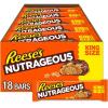 REESE’S NUTRAGEOUS Chocolate, Peanut Butter, Caramel and Peanut King Size, Candy Bars, 3.1 oz (18 Count)
