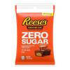 REESE’S Zero Sugar Miniatures Chocolate Peanut Butter Cups, Candy Bags, 3 oz (12 Count)(Chocolate)