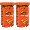 Reese’s Filled Pretzels, Peanut Butter Pretzel Nuggets, Crunchy, Ready to Eat, Sweet and Salty Snack, 18oz Jar(18 Ounce (Pack of 2))