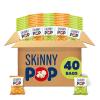 SkinnyPop Popcorn, Original, Whole Grain, Dairy-Free Snack, 0.65oz Bags (30ct)(Original & Cheddar-Cheese)