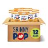SkinnyPop Popcorn, Original, Whole Grain, Dairy-Free Snack, 0.65oz Bags (30ct)(White Cheddar)