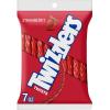TWIZZLERS Twists Strawberry Flavored Licorice Style, Chewy Candy Bag, 7 oz