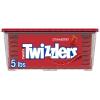 TWIZZLERS Twists Strawberry Flavored Licorice Style, Chewy Candy Tub, 5 lb(Strawberry)