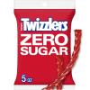 TWIZZLERS Zero Sugar Twists Strawberry Flavored Licorice Style, Chewy Candy Bags, 5 oz (12 Count)(Strawberry)