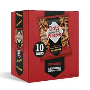 Dot’s Pretzels Variety Pack, Original, Honey Mustard, and Parmesan Garlic Twist Snack, 1oz Individually Sized Bags (18 Count)(Original)