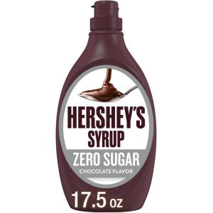 HERSHEY’S Chocolate Flavored Syrup Bulk Jug, 7.5lbs(Chocolate (SUGAR FREE))