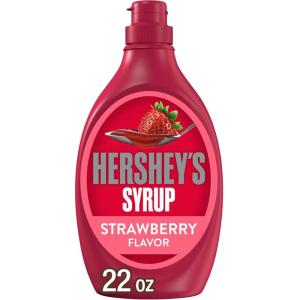 HERSHEY’S Chocolate Flavored Syrup Bulk Jug, 7.5lbs(Strawberry)