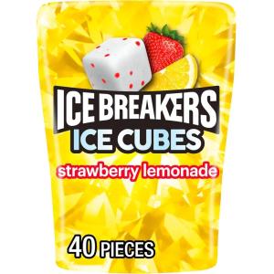ICE BREAKERS ICE CUBES Slushie (Pack of 12)(Strawberry Lemonade)