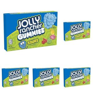 JOLLY RANCHER Gummies Assorted Fruit Flavored Candy Bag, 14 oz (Pack of 2)(Sours)