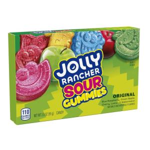 JOLLY RANCHER Sour Gummies Assorted Fruit Flavored Candy Bag, 6.5 oz(Sours)