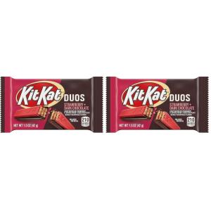 KIT KAT Milk Chocolate Wafer King Size, Candy Bars, 3 oz (24 Count)(Dark chocolate strawberry)