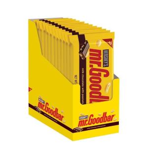 Mr. Goodbar Chocolate Candy Bar with Peanuts, 4.4 Oz, Pack of 12