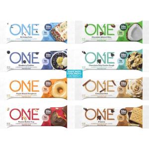 ONE Protein Bars, Blueberry Cobbler, Gluten Free with 20g Protein and 1g Sugar, Pantry Staples, 2.12 oz (12 Count)(Sampler Variety Pack)
