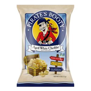 Pirate’s Booty Aged White Cheddar Cheese Puffs, Gluten-Free, Kids Snacks, 10oz(Cheddar-Cheese)