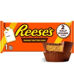 REESE’S Milk Chocolate Peanut Butter Cup Bar, 16 oz., 1 lb(Milk Chocolate)