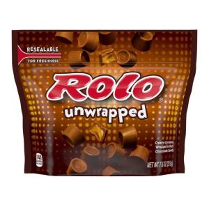 ROLO Chocolate Caramel Candy, Holiday Chocolate and Baking Supplies,7.6 Ounce (Pack of 8)
