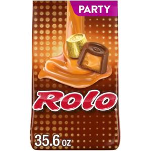 ROLO Rich Chocolate Caramels, Christmas Candy Bag, 17 oz(Caramel)