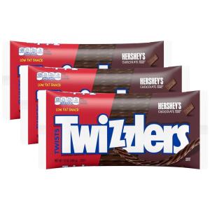 TWIZZLERS Twists Strawberry Flavored King Size, Chewy Candy Packs, 5 oz (15 Count)(12 Ounce (Pack of 18))