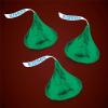 HERSHEY’S KISSES Milk Chocolate Candy Bulk Bag, 60 oz(Dark Green)