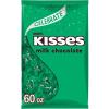 HERSHEY’S KISSES Milk Chocolate Candy Bulk Bag, 60 oz(Dark Green)