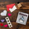 HERSHEY’S KISSES Solid Milk Chocolate Candy Gift Box, 7 oz(Solid Milk Chocolate)
