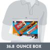 KIT KAT, PAYDAY and REESE’S Assorted Flavored King Size, Candy Variety Box, 36.8 oz