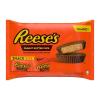 REESE’S Milk Chocolate Snack Size Peanut Butter Cups, Candy Jumbo Bag, 19.5 oz(Peanut Butter)