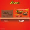 REESE’S Milk Chocolate Snack Size Peanut Butter Cups, Candy Jumbo Bag, 19.5 oz(Peanut Butter)