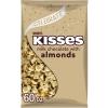 HERSHEY’S KISSES Milk Chocolate with Almonds Candy Bulk Bag, 60 oz